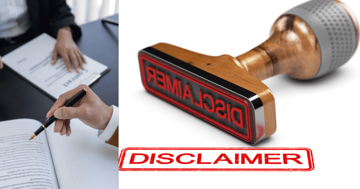 Disclaimer